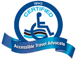 SNG Accessible Travel Advocate logo